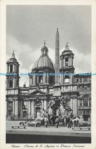 R591253 Roma Chiesa di S Agnese in Piazza Navona E V R Enrico Verdesi