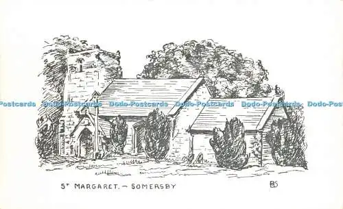 R593138 Postkarte Somersby St Margaret