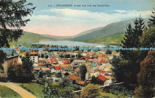 R597312 531 Gerardmer et son Lac vus des Gouttridos V Roeder Nancy 1945