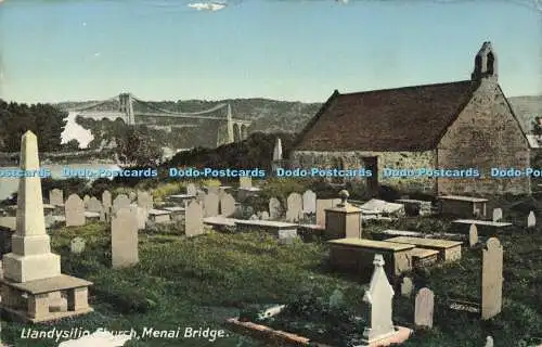 R589401 Llandysilio Kirche Menai Brücke