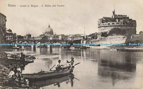 R589402 Roma Castel S Angelo S Pietro dal Tevere 6846 Brunner