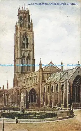 R591281 A 31275 Boston St Botolphs Church Celesque Series Photochrom 1924