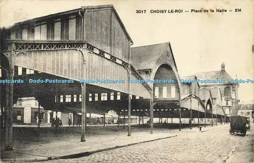 R597330 3017 Choisy Le Roi Place de la Halle EM Anc Etab Malcuit 1937