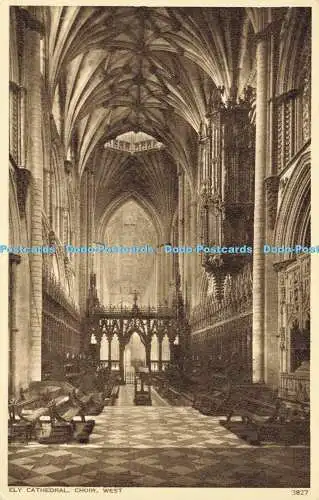 R591282 Ely Cathedral Choir West 3827 Photochrom