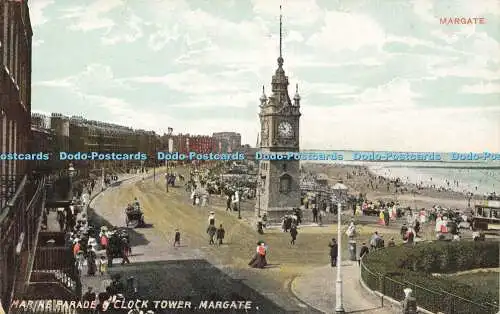 R589409 Marine Parade und Uhrturm Margate