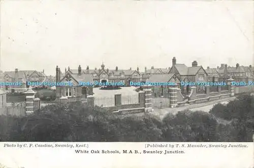 R595322 White Oak Schools M A B Swanley Junction T S Maunder C P Castine 1904