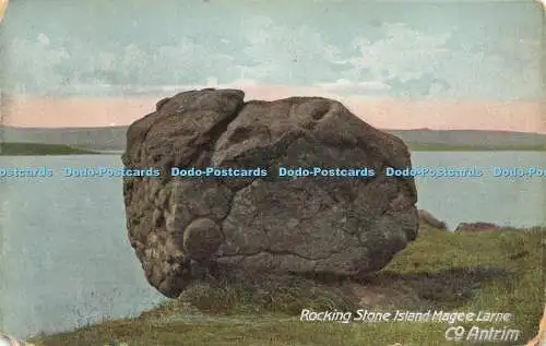 R597347 Rocking Stone Island Magee Larne Co Antrim Lawrence 1909