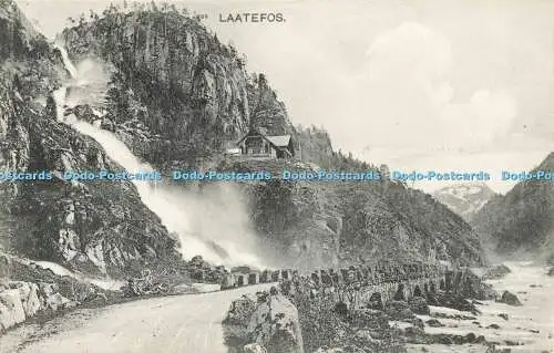 R589439 Laatefos F Beyers Touristbureau Bergen Kristiania