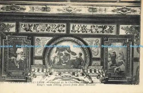 R597363 324 Chateau de Cheverny Kings Zimmer Celling Fresco von Jean Mosnier ND P