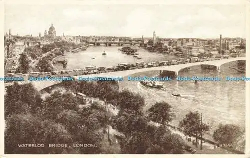 R589443 Waterloo Bridge London H 3144 Foto Brown Valentines