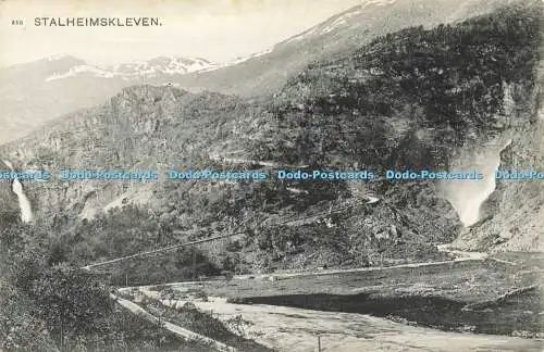 R589447 510 Stalheimskleven F Beyers Touristbureau Bergen Kristiania