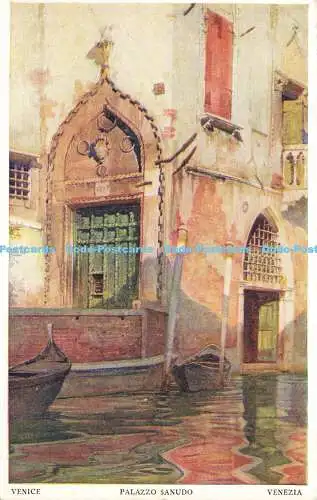 R591320 Venedig Palazzo Sanudo Venezia Medici Gesellschaft Nr 513 R Barratt