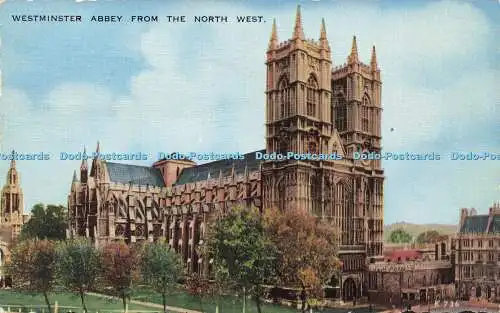 R589461 Westminster Abbey aus North West Valesque Valentines 1959