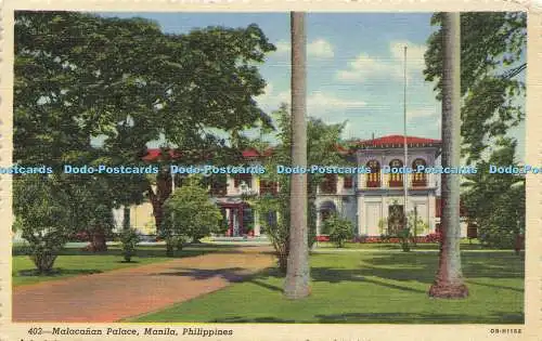 R593221 Philippinen Manila Malacanan Palace Philippine Education C T Photo Color