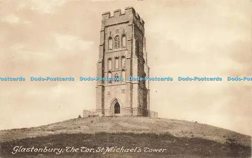 R595380 Glastonbury The Tor St Michael Tower F Frith No 38383