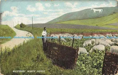 R589478 Westbury White Horse R Wilkinson 1922