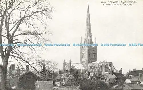 R595384 Norwich Cathedral aus der Cricket Ground Photochrom Grano Serie