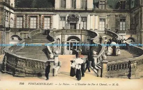 R589484 366 Fontainebleau Le Palais LEscalier du Fer a Cheval N G Levy Fils