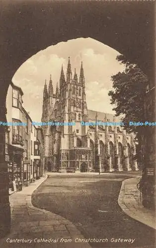 R591358 Kathedrale von Canterbury vom Christchurch Gateway