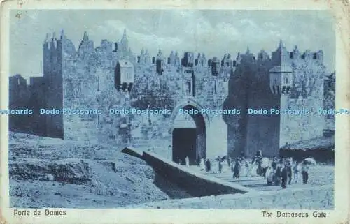 R597406 Porte de Damas Damascus Gate Serie 640 Kairo Postkarte Trust Ufficio Rev