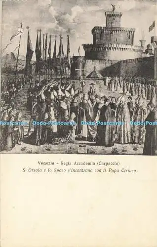 R591361 Venezia Regia Accademia Carpaccio S Orsola e lo Sposo sincontrano con il