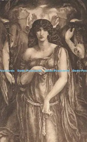 R591367 Astarte Syriaca D G Rossetti Manchester Art Gallery Eyre and Spottiswood