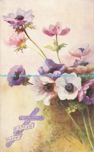 R589502 Easter Joy Tuck Oilette Anemonen Nr 9523 1922