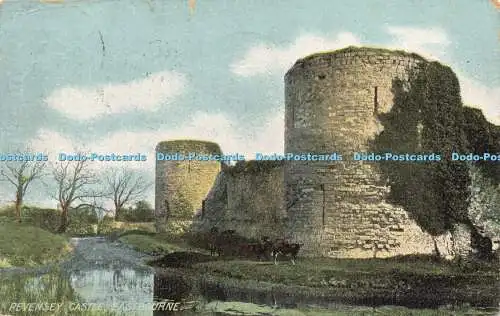 R595407 Eastbourne Pevensey Castle O C Barley Compton Serie 1910