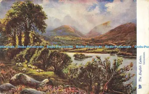 R597426 English Lakes Grasmere Tuck Oilette 1701 1905