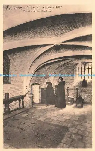 R591380 Nels Brügge Kapelle Jerusalem 1427 Eingang zum Heiligen Grab Ern Thil