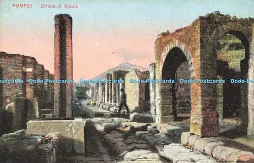 R597427 Pompei Strada di Stabia Editore Trampetti e Migliaccio Dehi 570