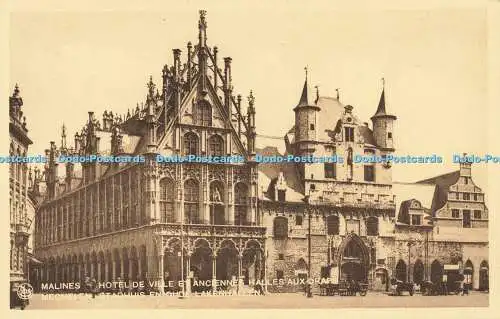 R595416 Malines Hotel de Ville et Anciennes Halles aux Draps Nels Ern Thill Seri