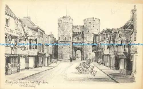 R593269 Canterbury Falstaff Inn Westgate Towers Shoesmith and Etheridge Norman