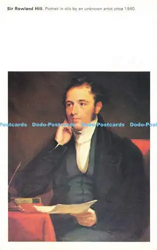 R591388 Sir Rowland Hill Portrait in Öl von einem unbekannten Künstler um 1840 Nation