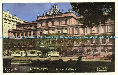 R595427 Buenos Aires Casa de Gobierno Kohlmann