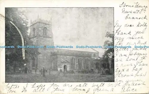 R593284 Alte Kirche und Friedhof Postkarte 1904