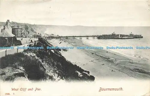 R593285 Bournemouth West Cliff and Pier Boots Pelham Series 1905