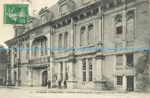 R597450 21 Villers Cotterets Chateau de Francois Ier Facade sur la Cour dHonneur