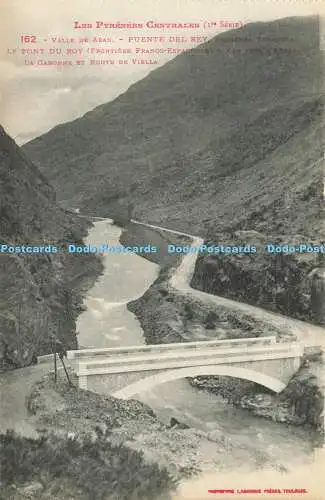 R591403 Les Pyrenees Centrales Ire Serie 162 Valle de Aran Puente del Rey Front