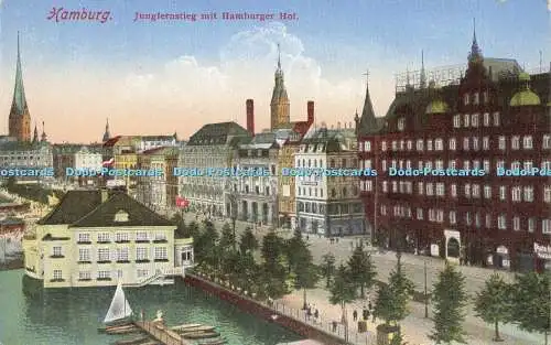 R595438 Hamburg Jungfernstieg mit Hamburger Hof C Worzedialeck Nr 81