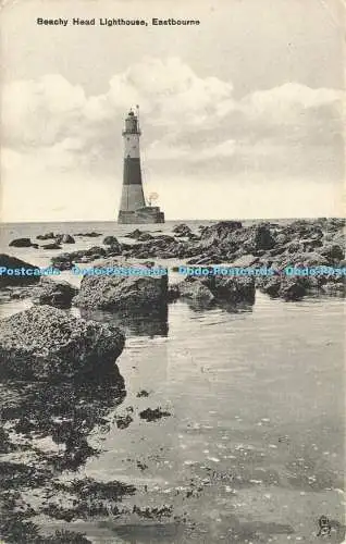 R589537 Beachy Head Lighthouse Eastbourne Tuck Grained Collotype No 1590 1914