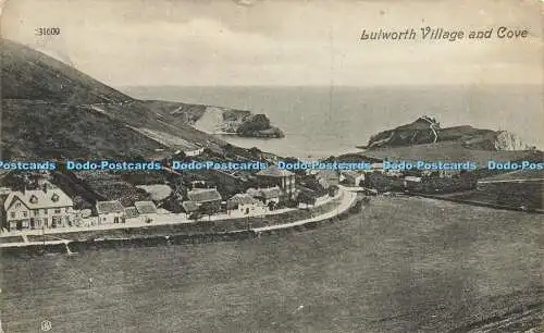 R593303 Lulworth Village and Cove H J Chaffey 1909