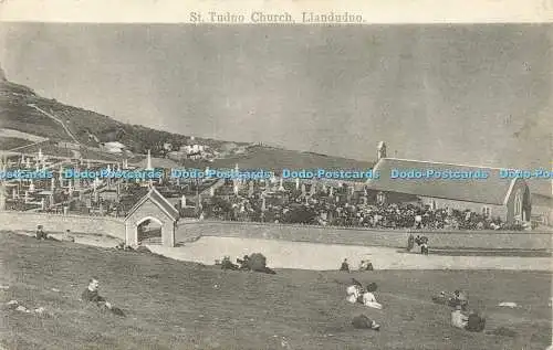 R595446 Llandudno St Tudno Church Stiefel Cash Chemists Pelham Serie Nr. 827 1913