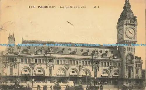 R597472 188 Paris XIIe La Gare de Lyon M L 1917