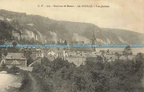 R597484 C V 727 Environs de Rouen La Bouille Vue generale