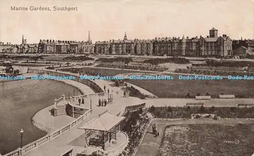 R593326 Southport Marine Gardens Valentines Serie 1918