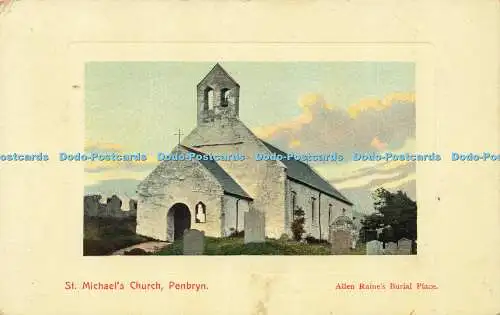 R593328 Penbryn St Michael Church Allen Raine Burial Place Hardings Britannia Se