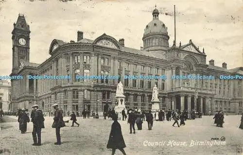 R593333 Birmingham Council House E C Osborne V und S 1917