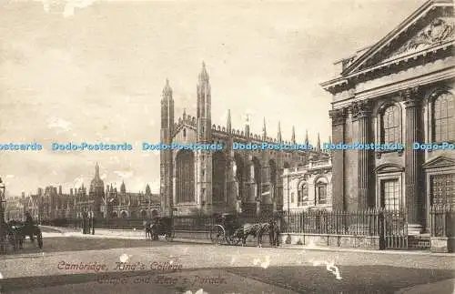 R593349 Cambridge King College Chapel and King Parade F Frith No 26496