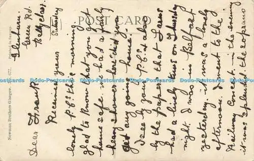 R591482 Love I send my love for ever true Newman Brothers Glasgow No 677